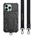 Sports Lanyards Case for Iphone 16 Pro Max 17 Air 18 Pro 16e 17e Iphone16 Iphone17 Best Protective Military Cell Phone Cover